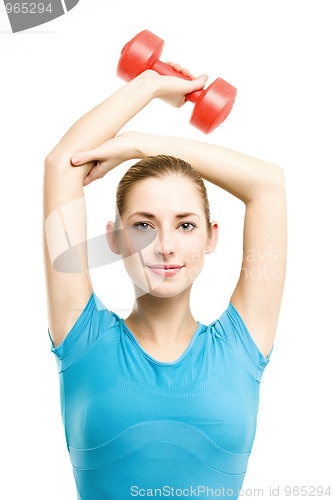 Image of young fitness woman