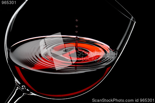 Image of wine drops