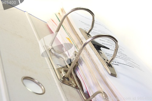 Image of open file folders