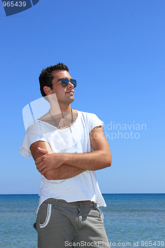 Image of sexy caucasian fit man
