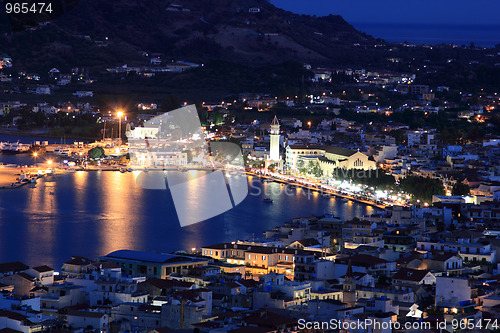 Image of Nigh view on Zante town