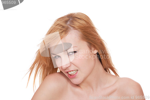 Image of Portrait of a lovely young female 