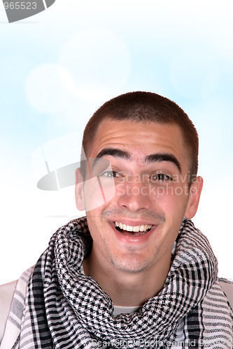 Image of Young casual man portrait