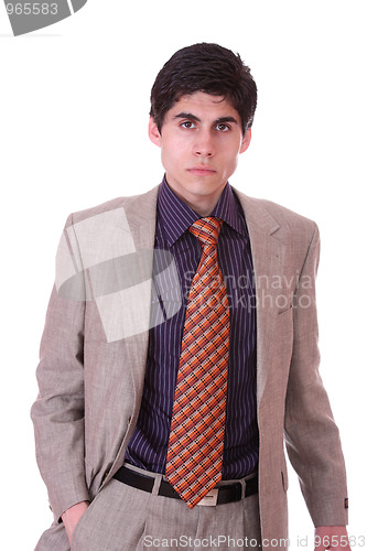 Image of Stock image of businessman standing
