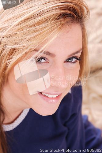 Image of woman on bed 