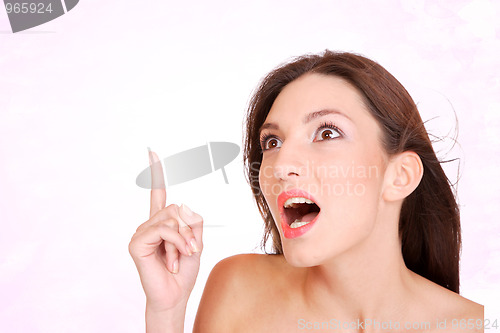Image of portrait of a beautiful woman