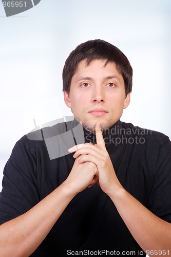 Image of Young casual man portrait