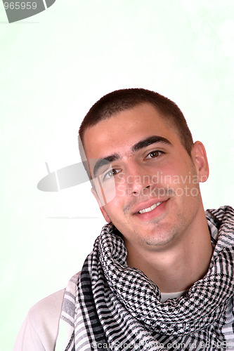 Image of Young casual man portrait