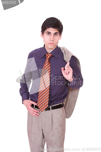 Image of Stock image of businessman standing