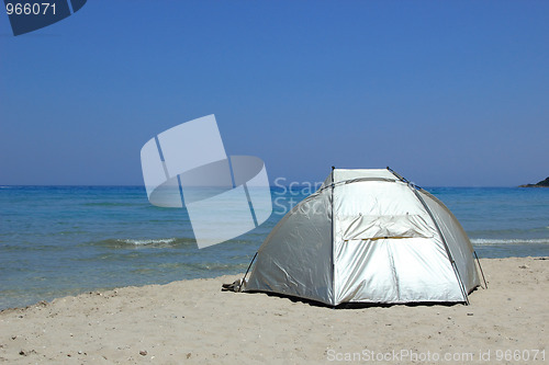 Image of Tent on the beach 