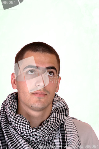 Image of Young casual man portrait
