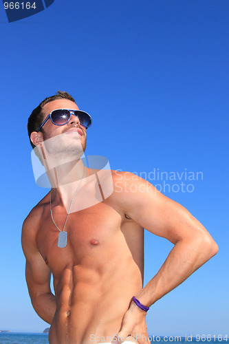 Image of sexy caucasian fit man