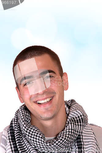 Image of Young casual man portrait