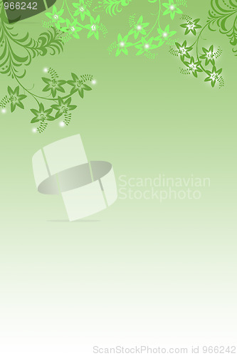Image of Beautiful abstract floral background 