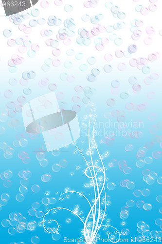 Image of abstract background of water bubble