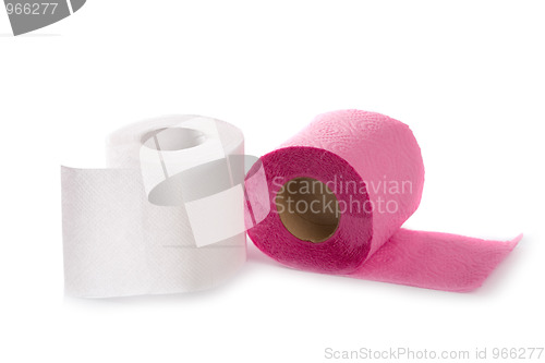 Image of two toilet paper rolls