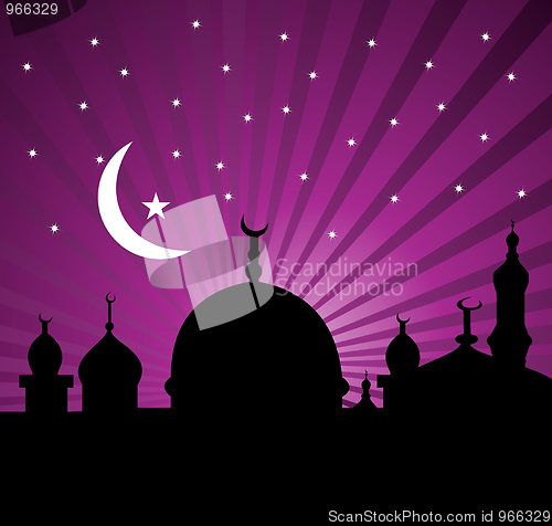 Image of Greeting card for holy month of Ramadan Kareem