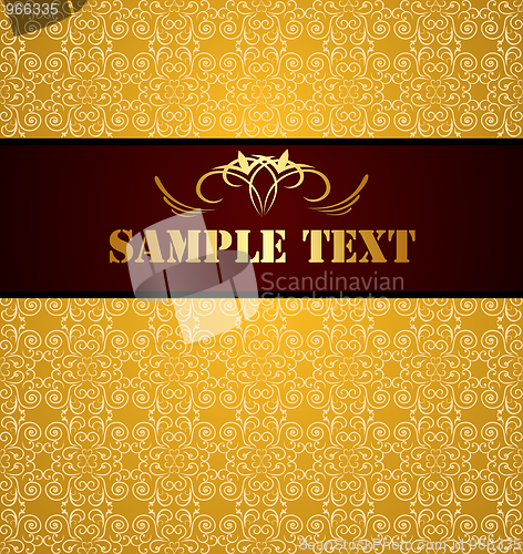Image of Illustration luxury background card for design