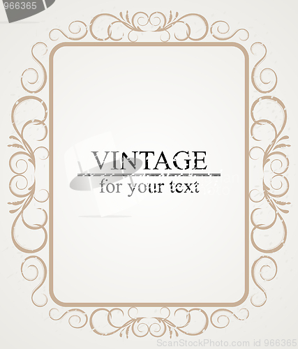 Image of Vintage Frame, Border Design