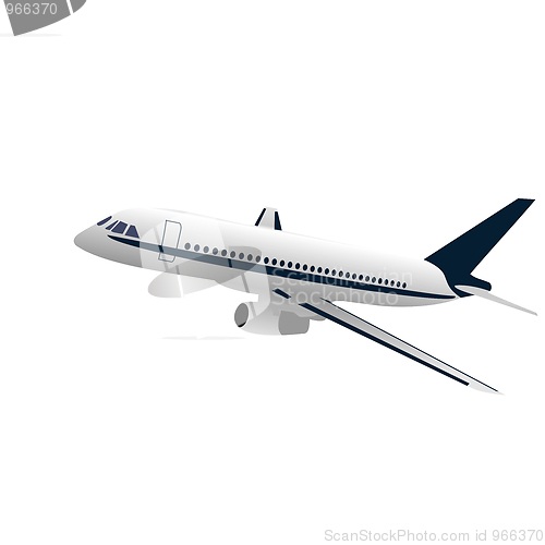 Image of Realisic illustration airplane
