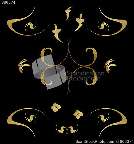 Image of Royal gold pattern