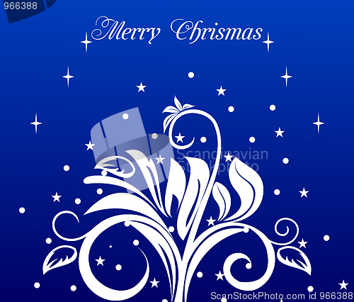 Image of Christmas flower background