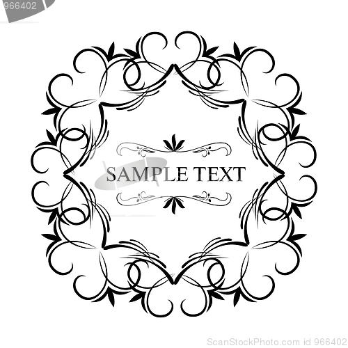 Image of Illustration beautiful luxury vintage