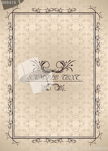 Image of Illustration vintage background