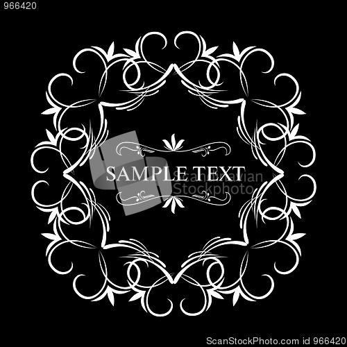 Image of Illustration beautiful luxury vintage