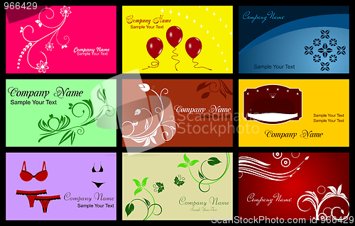 Image of Various Business Card