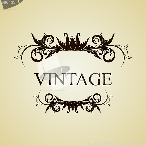 Image of Illustration vintage background