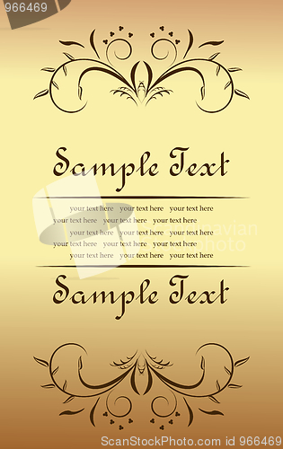 Image of Luxury card or invitation