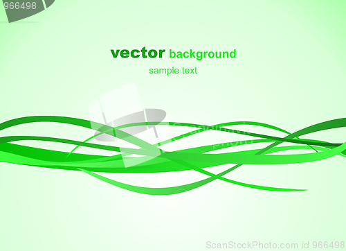Image of Illustration of Abstract green  background