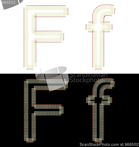 Image of Illustration by font from matches