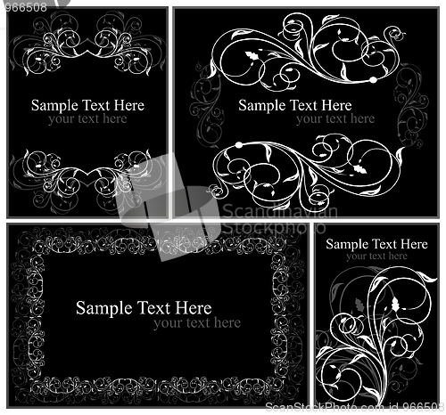 Image of Set  elegance cards