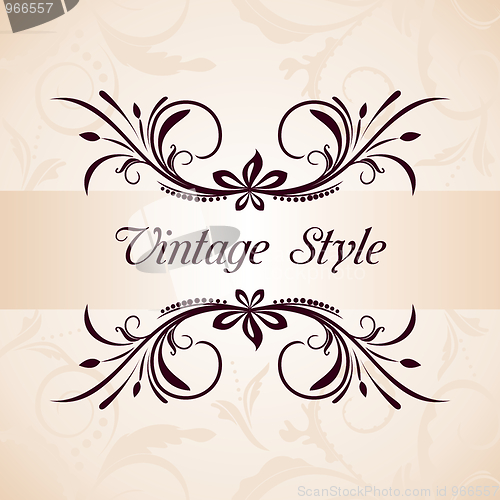 Image of Illustration vintage background