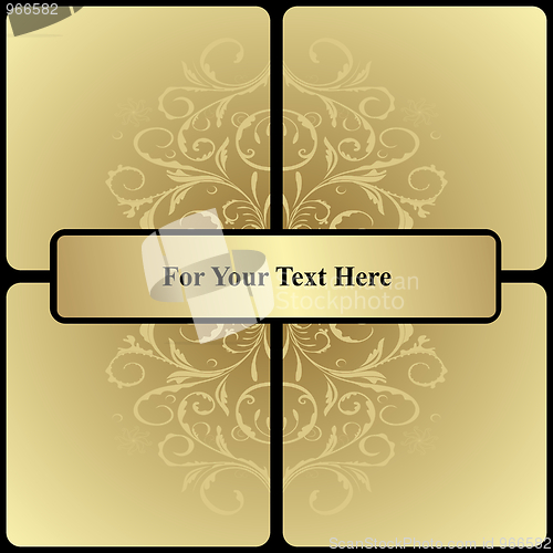 Image of Illustration floral background