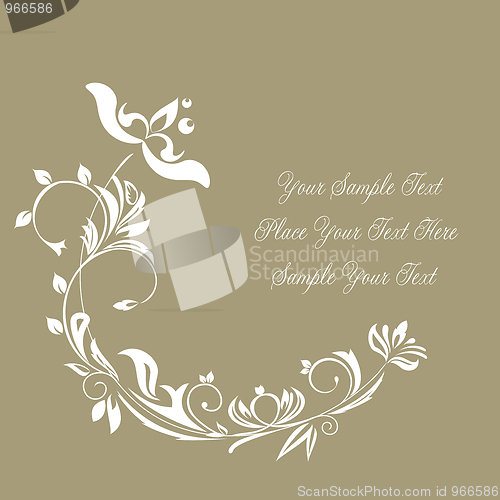 Image of Illustration of luxurious invitation card