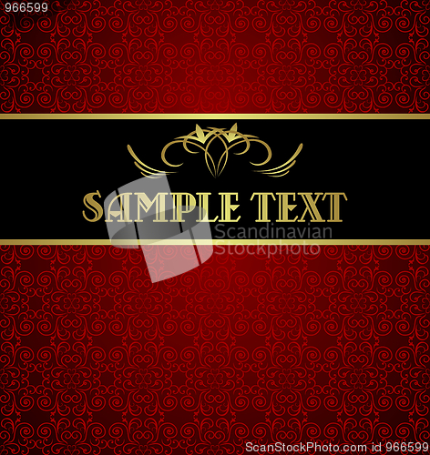 Image of Illustration luxury background card for design