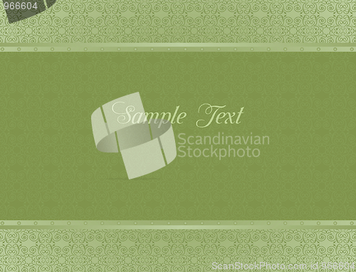 Image of Green background for design of cards and invitation