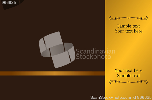 Image of Luxury card or invitation