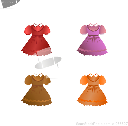 Image of Set of children dresses