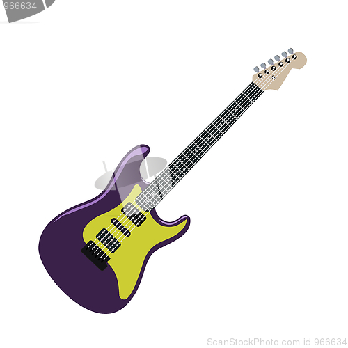 Image of Realistic illustration electric guitar