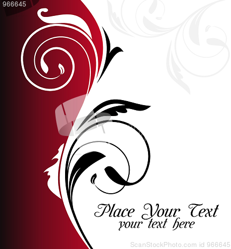 Image of Illustration floral background