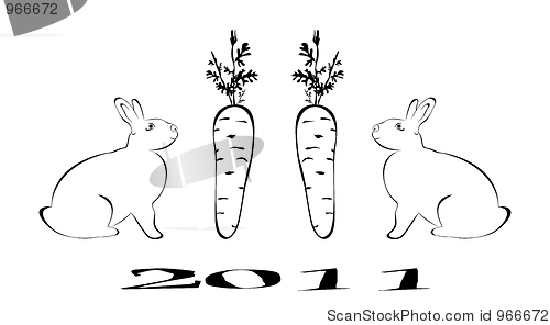 Image of Rabbit is symbol 2011