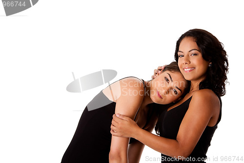 Image of Young woman couple