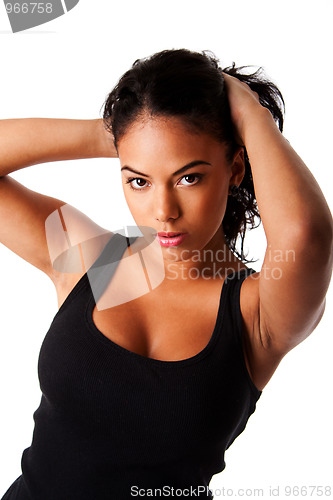 Image of Beautiful Hispanic woman