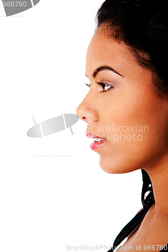 Image of Side of beautiful face