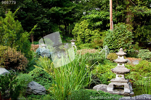 Image of Peaceful Japanese garden