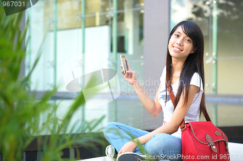 Image of student at campus